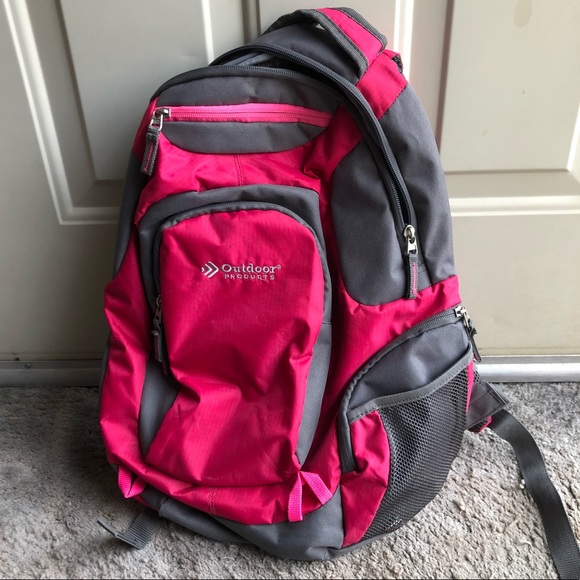 pink hiking backpack